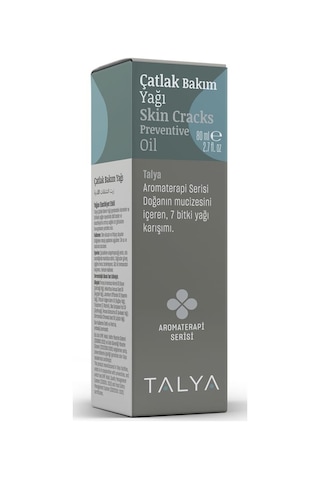 Talya Çatlak Bakım Yağı 7 Bitki Yağı Karışımı ve E Vitamini  80 ML