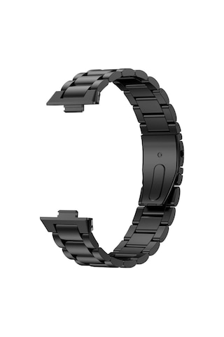 Huawei Watch Fit 3 / Fit 4 Uyumlu 20mm Paslanmaz Çelik Klasik Saat Kordonu
