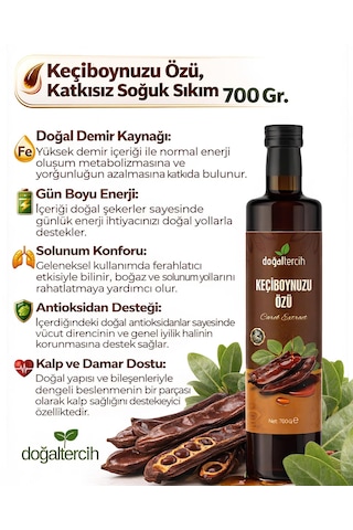Doğaltercih Keçiboynuzu Özü 700 Gr X 3 Adet