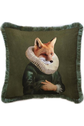 Mr. Fox Tilki Yastık/kırlent Dolgu Boncuk Elyaf, Ulusl. Yıkama Ve Solmama Sertifikası Çok Renkli