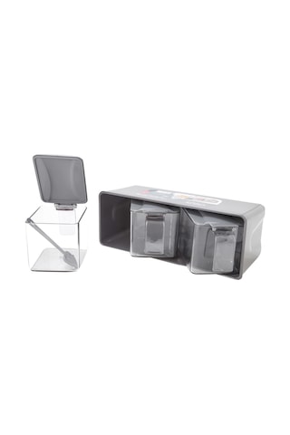 3 Lü Baharatlık Set Duvar Askılı Royaleks-l677 Asorti