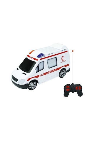 Vardem Uzaktan Kumandalı Pilli Full Fonksiyon Ambulans 20 CM
