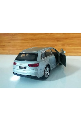 Welly Audı Q7 1/36 Ölçek Gri Çek Bırak Metal Model Araba