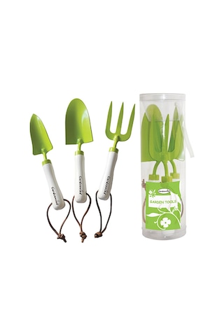 Gardenwind P2262003 Yeşil 3lü Bahçe Seti. Dar Kürek. Geniş Kürek.