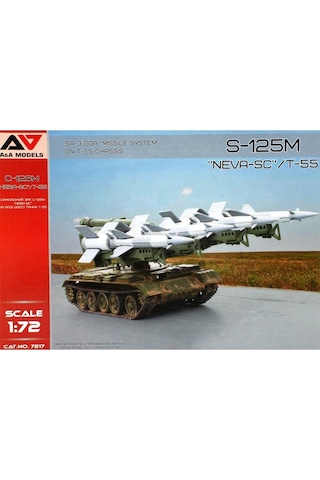 Modelsvit Aam7217 1/72 Ölçek, Sa-3 Goa T-55 Mobil Hava Savunma Sistemi, Plastik Model Kiti-50713