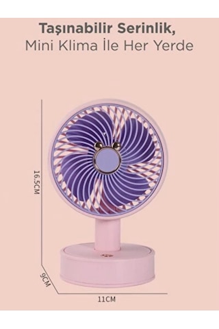 Torima F-08 Beyaz Mini Masa Fan Vantilatör