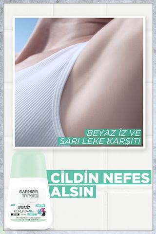 Garnier Mineral Lekesiz Koruma Kadın Roll-On Deodorant 50 ML