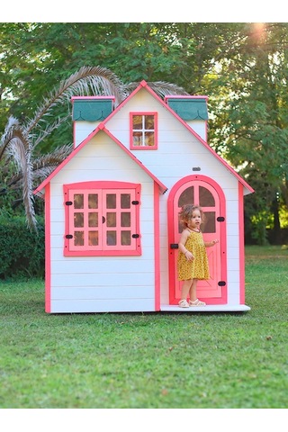 Mandu Ahşap Çocuk Oyun Evi Playhouse Beykoz