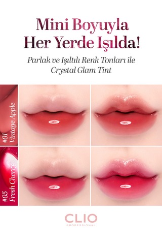 Clio Tint Crystal Glam Tint Mini 05 Fresh Cherry