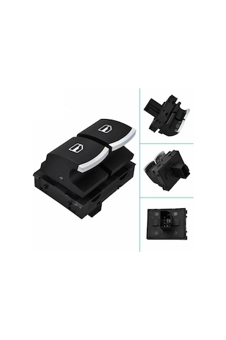 Volkswagen Polo Sol Çiftli Cam Açma Düğmesi 2009-2013 xxKromxx