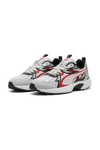 Puma Milenio Tech Siyah Kadın Sneaker Gri - Kırmızı