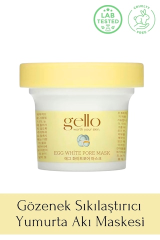 Gello Gözenek Sıkılaştırıcı Yumurta Akı Maskesi 100 ML