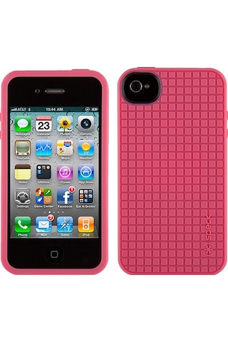 Speck Apple Uyumlu iPhone 4s/4 İle Pixelskin Hd Silikon Kılıf Pembe Pembe
