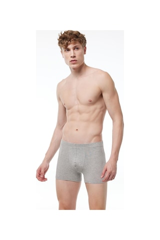 Malabadi 058 Erkek Modal Likralı Boxer-Gri