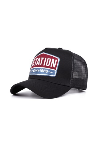 Moda Beyzbol Şapkaları İlkbahar Ve Yaz İçin Yüksek Bilekli File Beyzbol Şapkaları Siyah