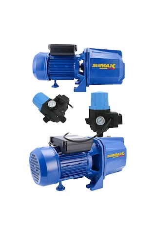 Stilmax Stm150m Turbo 1.5hp Otomatik Sistem Bakır Sargılı Büyük Boy Su Pompası Motoru Hidrofor Set