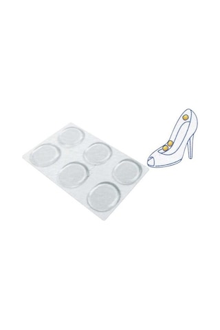 Büro Ev Ofis Ayakkabı Aksesuarı İçin 6adet Ayak Vurma Nasır Önleyici Silikon Ped Seti