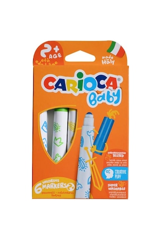 Carioca Baby Parmak Boya Ve Carioca Baby Marker 2 Adet Boyama Seti