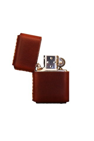 Cronder Hakiki Deri Çakmak Kılıfı Kahverengi