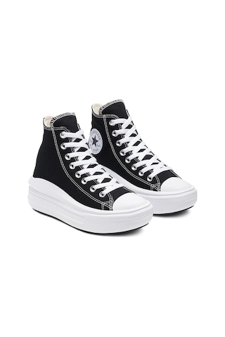 Converse Ctas Move Hi Kadın Günlük Ayakkabı 568497C Siyah-Siyah-36