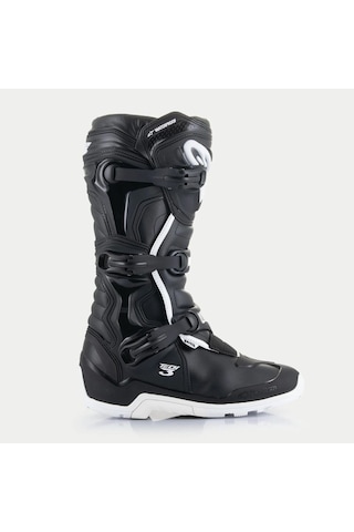 Alpinestars Tech-3 Enduro Wp Korumalı Motosiklet Botu Siyah Beyaz