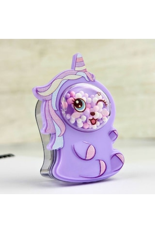 Sevimli Unicorn Tasarımlı Pastel Renkli Kalemtıraş Mikro Okul Çantaları Kırtasiye Malzemesi