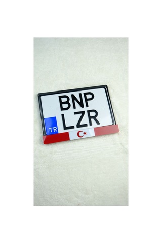 Türk Bayrağı Pleksi Motor Plakalık Uyumlu - 626167431