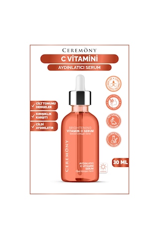 Ceremony Hyaluronik Asit + Vitamin C Serum 30 ML