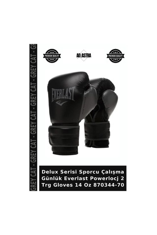 Delux Serisi Sporcu Çalışma Günlük Everlast Powerlocj 2 Trg Gloves 14 Oz 870344-70 Çok Renkli