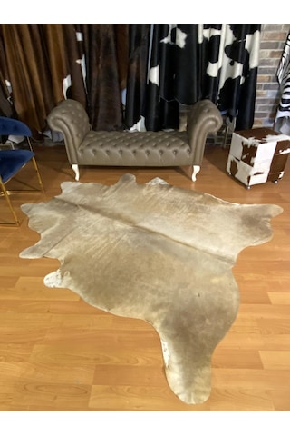 Hakiki Deri Dana Postu - Krem - 195 X 225 Cm - 2260501000020