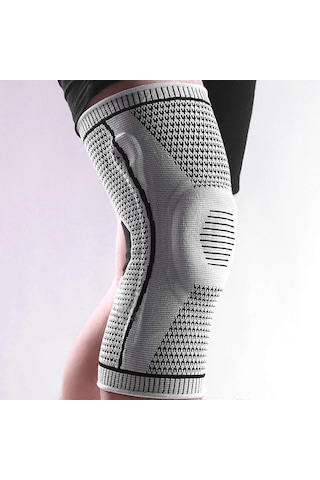 Dizlik, Patella Jel Pedli Ve Yan Yaylı Sabitleyicili Diz Kompresyon Kolu, Koşu İçin Tıbbi Diz Desteği, L