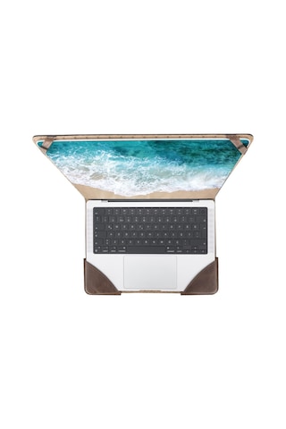 Bouletta Chester Deri 13-14 inç Apple Uyumlu MacBook Kılıfı TN03 Kahverengi