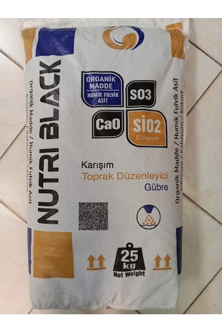 Nutri Black Granül 25 Kg Organik Madde İçerikli Karışım Toprak Düzenleyici Gübre 25 KG