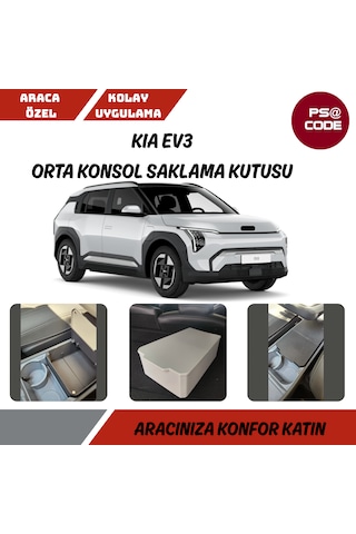Kia Ev3 Orta Konsol Saklama Kutusu-organizer