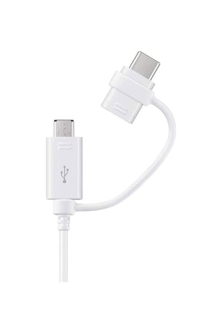 Samsung EP-DG930DWEGWW Micro USB & Type-C Şarj Kablosu 1.5 M Beyaz