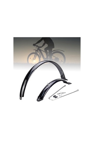 Suntek Dağ Bisikleti Çamurluklar 24 Inç Su Gümüş-bileklik Gümüş