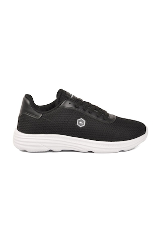 Walkway Siyah-beyaz Fileli Hafif Esnek Unisex Spor Ayakkabı 26102 M Siyah - Beyaz