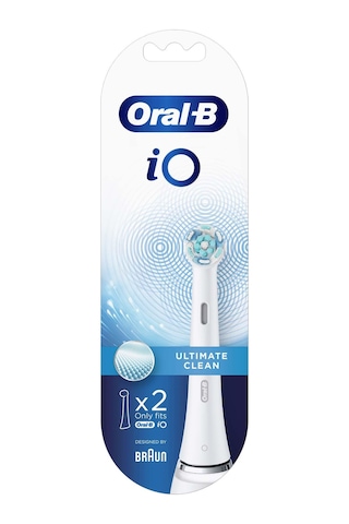 Oral-B iO Ultimate Clean Beyaz Diş Fırçası Yedek Başlığı 2'li