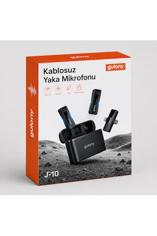 Gulony Kablosuz Yaka Mikrofonu J-10