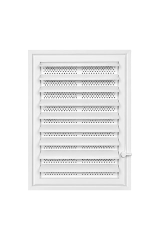 30x30 Cm Plastik Banyo / Wc Ayarlanabilir Sineklikli Havalandırma Menfezi