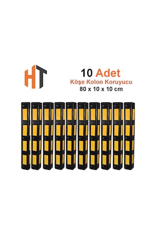 Kauçuk Köşe Kolon Koruma Eko Petekli 10'lu Set