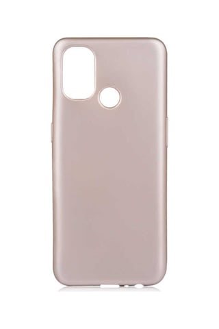 One Plus Nord N100 Kılıf Zore Premier Silikon Kapak Gold