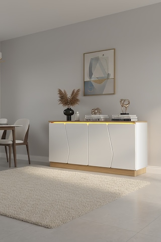 Bohem Konsol Mdf Kapak Altın