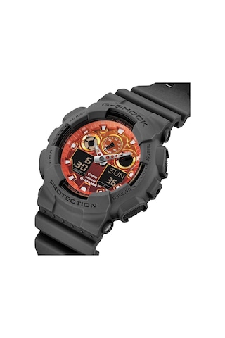 Casio G-shock Ga-100fl-8adr Erkek Kol Saati Gri