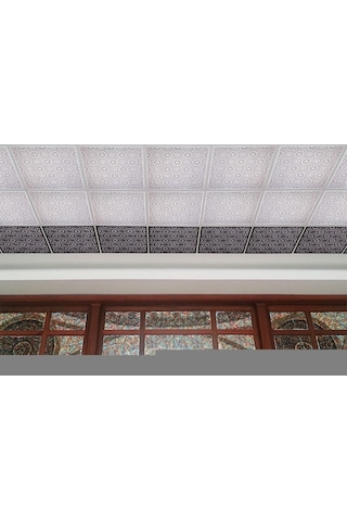Orient Dekoratif Tavan Paneli Siyah - 60X60Cm