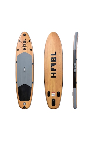 Şişme Sup Board/ Stand Up Paddle Board 84 335 15cm Full Set Deluxe Ahşap