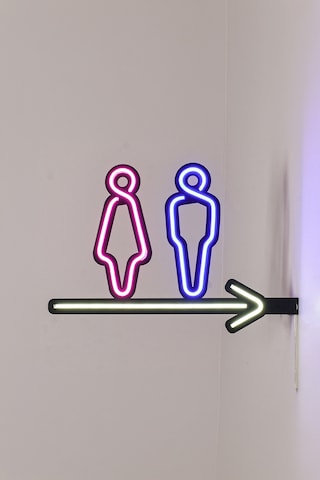 Wc Yönlendirme Neon Tabela