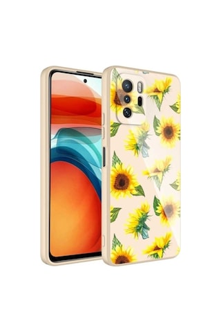 Xiaomi Redmi Note 10 Pro Kılıf Kamera Korumalı Desenli Sert Silikon Zore Epoksi Kapak NO2