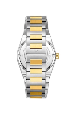 Jacques Philippe Jpqgc5773x8 Swiss Made Quartz Çelik Altın/gri Yeşil Kadran Safir Cam 40 Mm Erkek Kol Saati Gri
