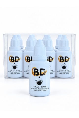 Bd Sıvı Gıda Renklendiricisi Siyah 20 Ml